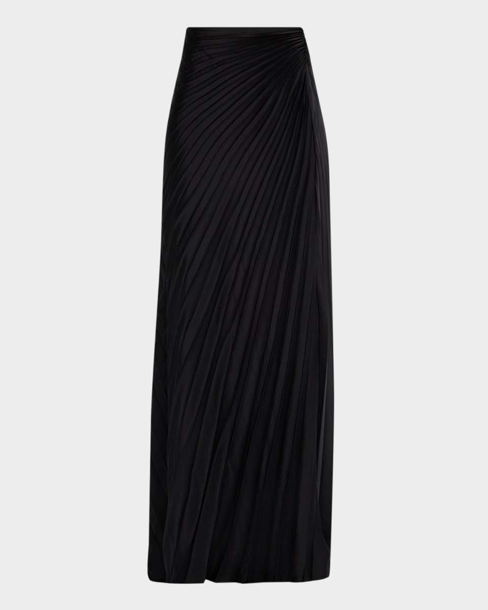 Bianca Pleated Maxi Skirt